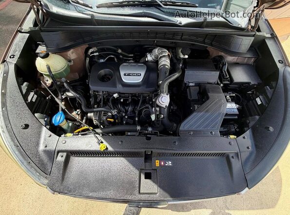 KM8J33A29GU142357 2016 HYUNDAI TUCSON Brown Widok deski rozdzielczej