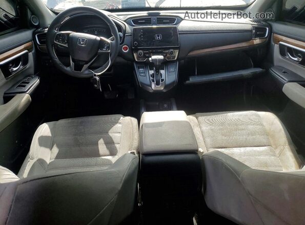 7FARW1H57JE045391 2018 HONDA CR-V Gray Widok zestawu wskaźników