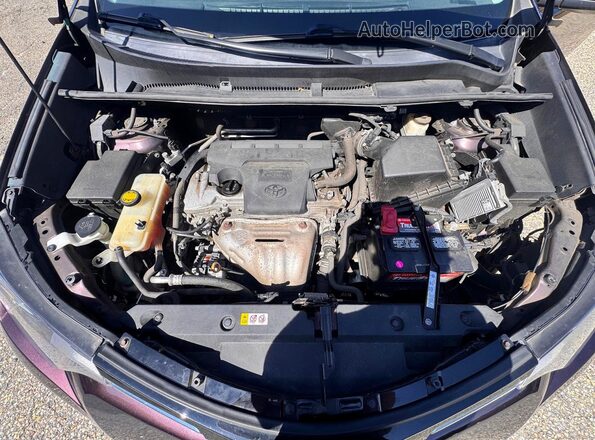 2T3RFREV5HW659357 2017 TOYOTA RAV4 Бордовый Вид салона спереди