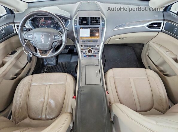 3LN6L5F96HR639463 2017 LINCOLN MKZ Blue Widok zestawu wskaźników