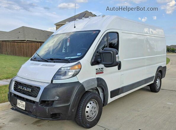 3C6TRVDG5KE500437 2019 RAM PROMASTER White უკანა მარჯვენა