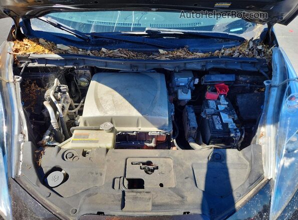 1N4BZ0CP9HC301891 2017 NISSAN LEAF Brown Engine compartment view