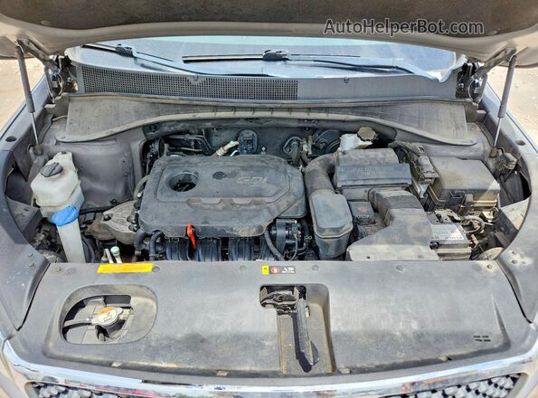5XYPGDA36JG414101 2018 KIA SORENTO Gray Vista de la etiqueta del VIN