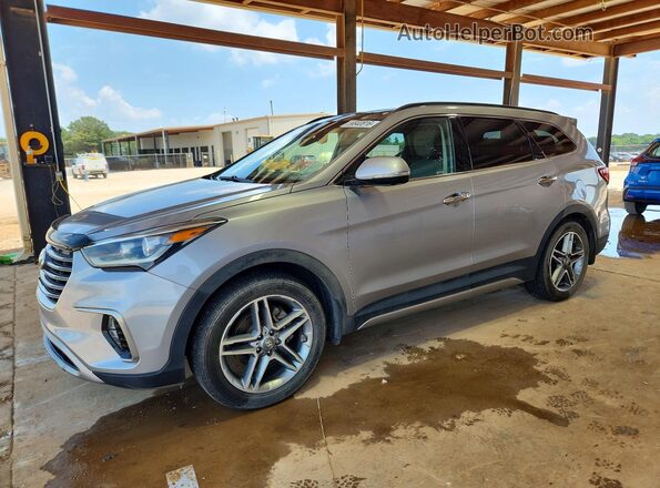 KM8SRDHF8KU300603 2019 HYUNDAI SANTA Gray Задня ліва чверть