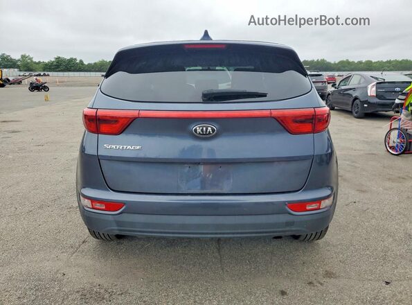 KNDPMCAC5H7117637 2017 KIA SPORTAGE Blue Вид салону спереду