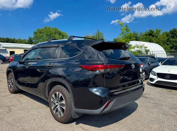 5TDKDRBH1PS011052 2023 TOYOTA HIGHLANDER Black უკანა მარჯვენა