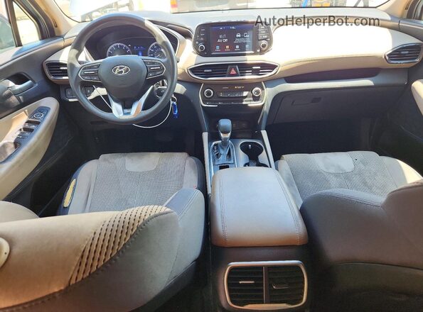 5NMS23AD5KH090349 2019 HYUNDAI SANTA Серый Вид щитка приборов