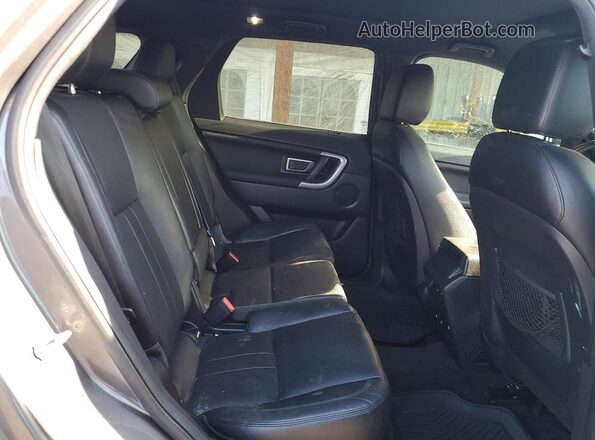 SALCR2FX7KH789621 2019 LAND ROVER DISCOVERY Gray Widok wnętrza z tyłu