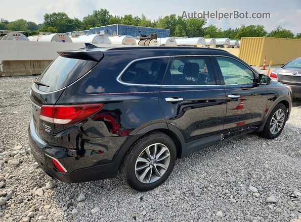 KM8SMDHF9HU209413 2017 HYUNDAI SANTA Black Передня права чверть