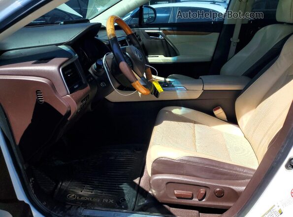 2T2ZZMCA4GC023317 2016 LEXUS RX White წინა პანელის ხედი