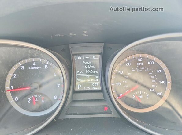 5XYZT3LB1GG354403 2016 HYUNDAI SANTA Blue Հետևի նստատեղերի տեսք