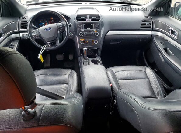 1FM5K8DH5HGD46963 2017 FORD EXPLORER Gray Instrument cluster view
