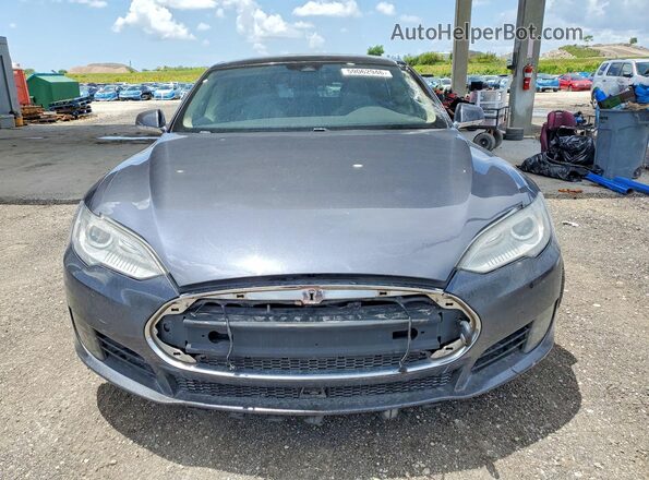 5YJSA1E11GF130197 2016 TESLA MODEL Charcoal უკანა ხედი
