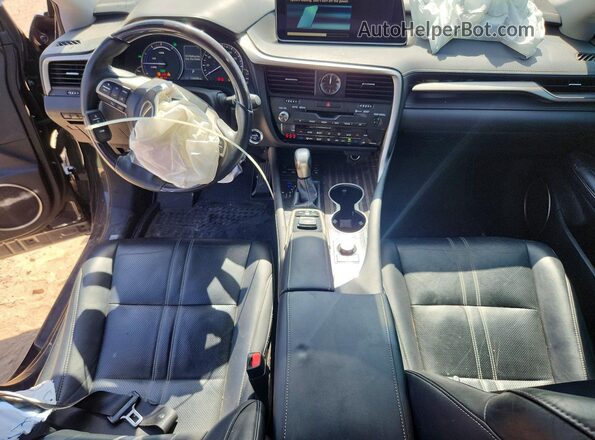 2T2BGMCA5HC016319 2017 LEXUS RX Black Vista del cuadro de instrumentos