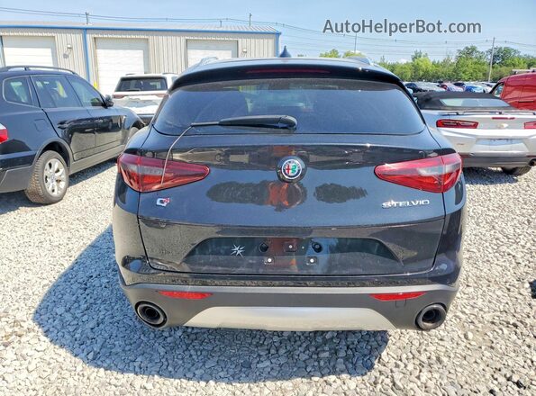 ZASFAKBN0J7B60472 2018 ALFA ROMEO STELVIO Black Սալոնի դիմացի տեսք