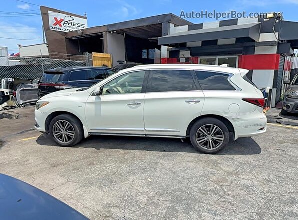 5N1DL0MN3KC502819 2019 INFINITI QX60 White Вид підкапотного простору