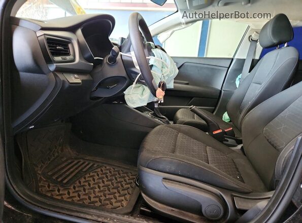 3KPA24AD4PE616535 2023 KIA RIO Black წინა პანელის ხედი