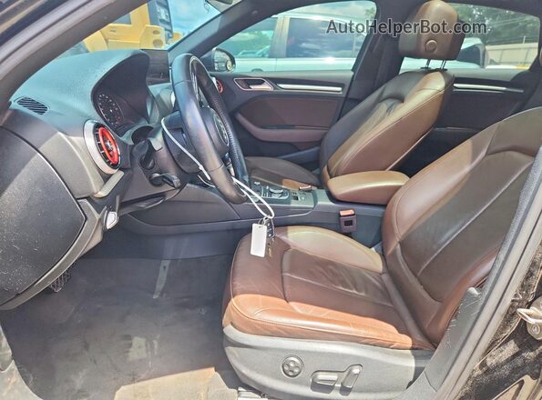 WAUAUGFF2J1036486 2018 AUDI A3 Black Вид панелі приладів