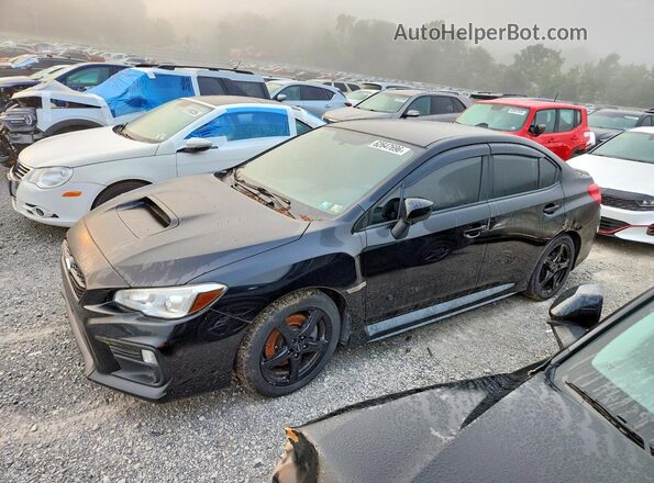 JF1VA1A64K9814426 2019 SUBARU WRX Черный Задняя левая четверть