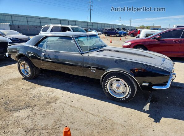 124378N340984 1968 CHEVROLET CAMARO Черный Передняя правая четверть