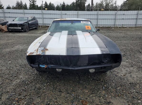 124379L505638 1969 CHEVROLET CAMARO Black Widok z przodu