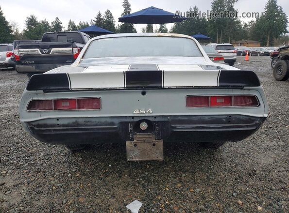 124379L505638 1969 CHEVROLET CAMARO Black Widok z tyłu