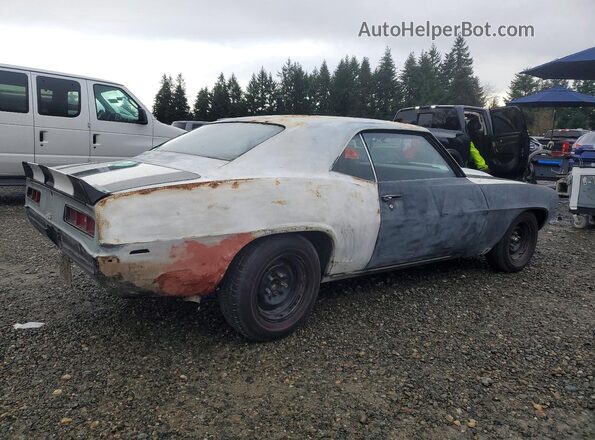 124379L505638 1969 CHEVROLET CAMARO Black Tył prawy