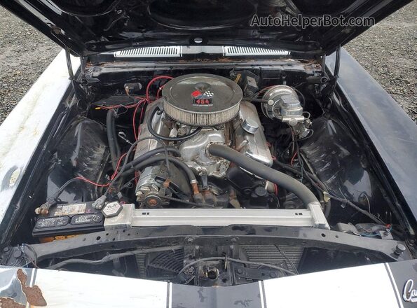 124379L505638 1969 CHEVROLET CAMARO Black Widok wnętrza z tyłu