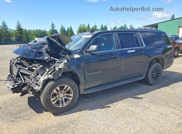 1GNSCHKC0KR130159 2019 CHEVROLET SUBURBAN Черный Задняя левая четверть
