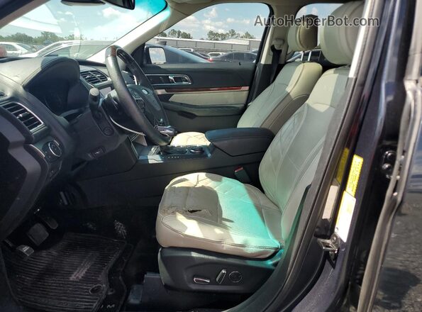 1FM5K8HT0HGA97650 2017 FORD EXPLORER Серый Вид панели приборов