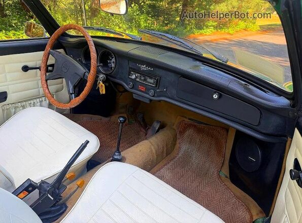14427260200000000 1974 VOLKSWAGEN KARMANGHIA Green Հետևի նստատեղերի տեսք