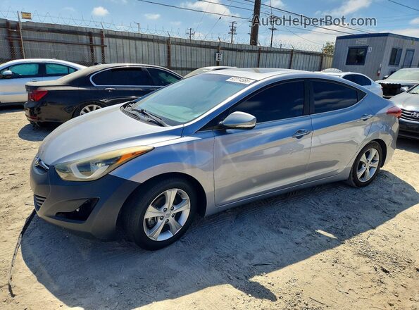 5NPDH4AE9GH672941 2016 HYUNDAI ELANTRA Silver Задня ліва чверть
