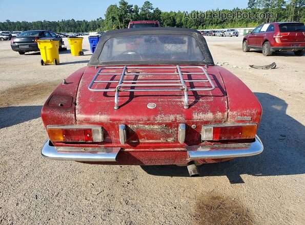 124CS10107319 1976 FIAT UK Бордовый Вид сзади