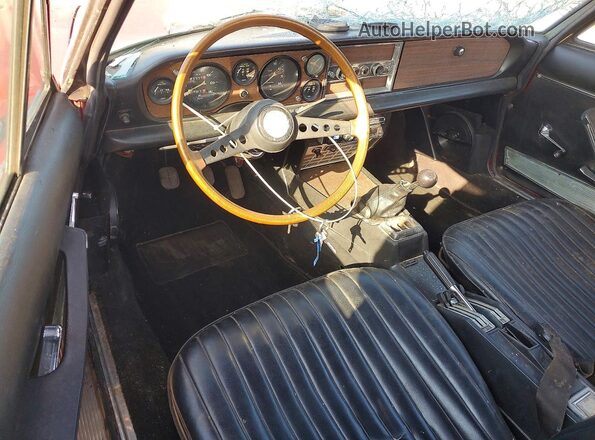 124CS10107319 1976 FIAT UK Бордовый Вид панели приборов