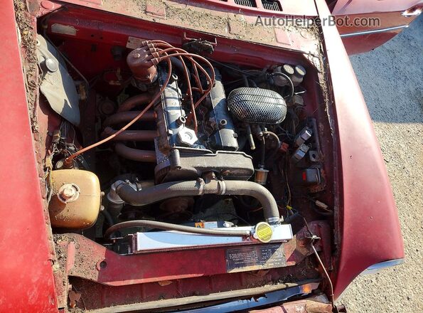 124CS10107319 1976 FIAT UK Бордовый Вид задней части салона