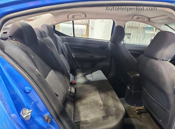 3N1CN8DV3NL825935 2022 NISSAN VERSA Синий Вид задней части салона