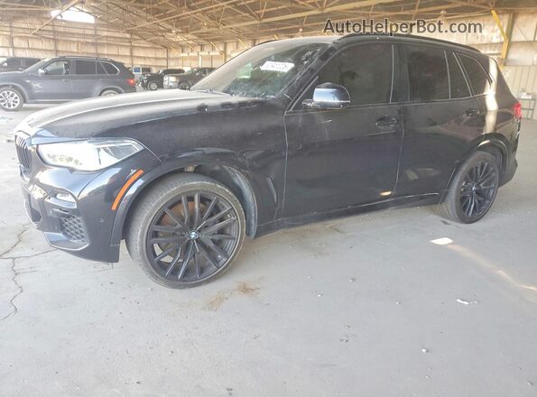 5UXJU4C05L9B94196 2020 BMW X5 Black Rear left