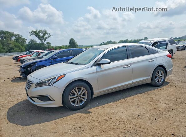 5NPE24AF4HH491648 2017 HYUNDAI SONATA Silver Rear left