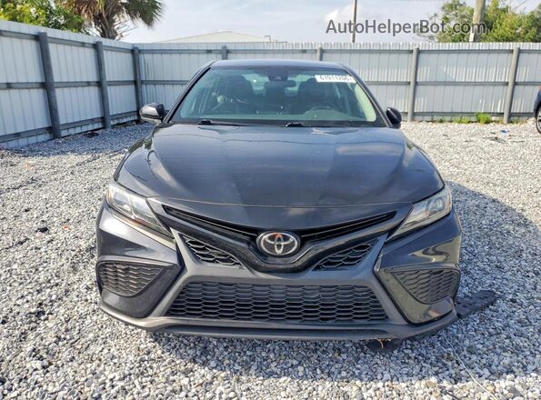 4T1G11AK5MU523929 2021 TOYOTA CAMRY Black Vista trasera