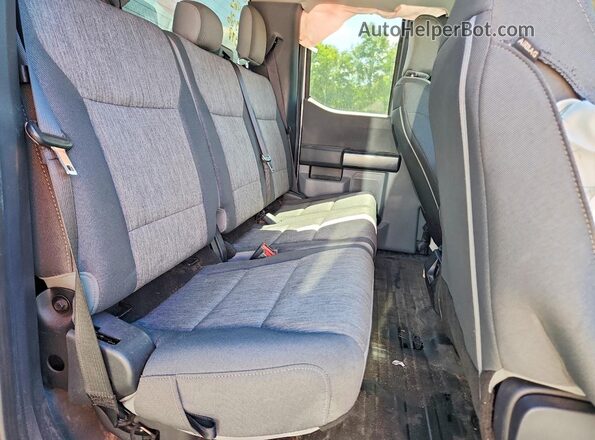 1FTEX1CP6NKD93398 2022 FORD F150 Black Вид задньої частини салону