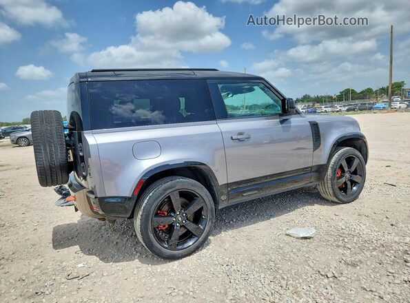 SALEX6RU2M2054333 2021 LAND ROVER DEFENDER Gray Przód prawy