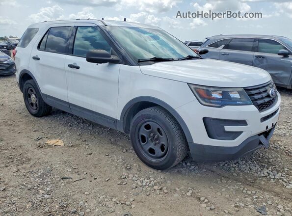 1FM5K8AR9JGC43399 2018 FORD EXPLORER White წინა ხედი