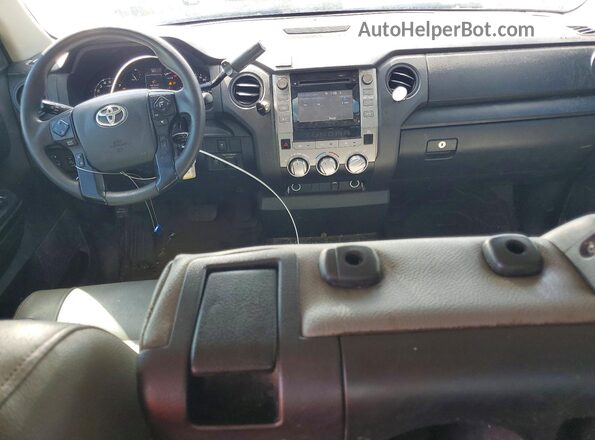5TFRY5F12JX241144 2018 TOYOTA TUNDRA White Vista del cuadro de instrumentos