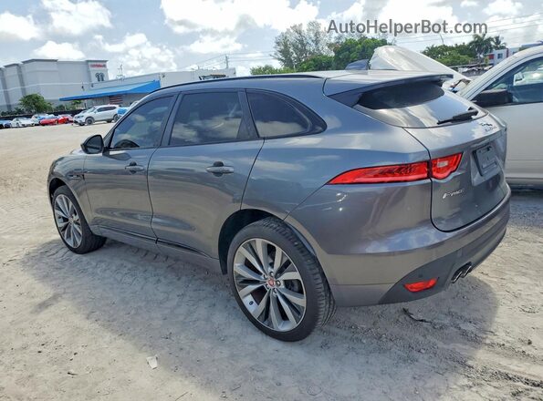 SADCL2BN5HA496416 2017 JAGUAR F-PACE Gray Tył prawy