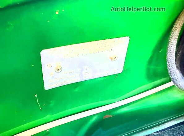 14427260200000000 1974 VOLKSWAGEN KARMANGHIA Green Շարժիչի բաժամունքի տեսք
