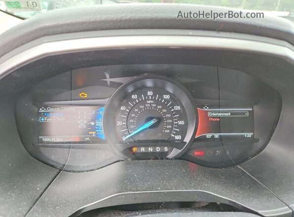 2FMPK4J92LBB59808 2020 FORD EDGE Black Vista de los asientos traseros