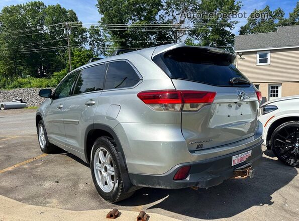5TDBZRFH4JS906070 2018 TOYOTA HIGHLANDER Gray უკანა მარჯვენა