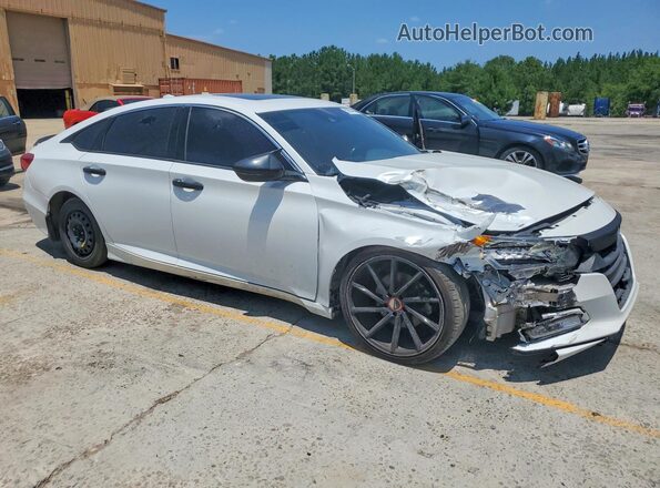 1HGCV2F37KA006484 2019 HONDA ACCORD White Вид спереду