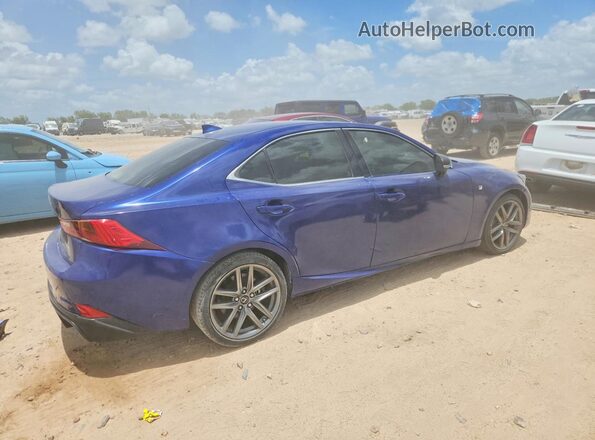 JTHBA1D27J5083680 2018 LEXUS IS Blue Առջևի աջ
