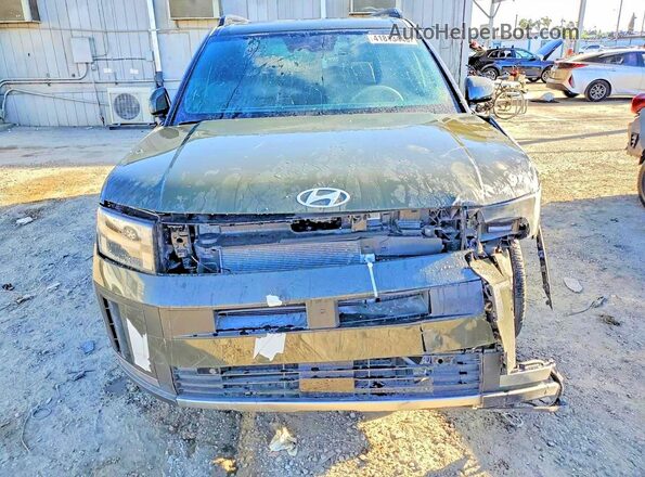 5NMP34G18SH020379 2025 HYUNDAI SANTA Green Rear view